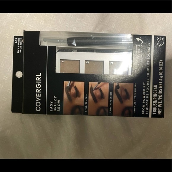 🆕 COVERGIRL East Breezy Brow Powder Kit Rich Brown - Picture 5 of 6